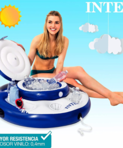 INTEX Frigider gonflabil - minibar "Mega rece" D 89 cm cu suporturi pentru pahare - imagine 15