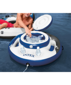 INTEX Frigider gonflabil - minibar "Mega rece" D 89 cm cu suporturi pentru pahare - imagine 9