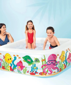 INTEX Piscina gonflabilă "Acvariul marin", 159 x 159 x 50 cm, 340l, 3+ - imagine 4