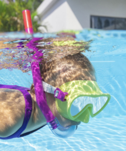 Bestway Set de înot (labe, mască, snorkel), 2 culori - imagine 6