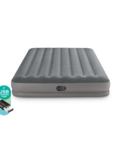 INTEX Saltea "Velur Prestige" 152x203x30cm cu USB pompa FastFill - imagine 6