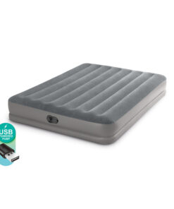 INTEX Saltea "Velur Prestige" 152x203x30cm cu USB pompa FastFill - imagine 12