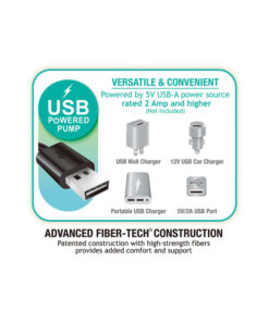 INTEX Saltea "Velur Prestige" 152x203x30cm cu USB pompa FastFill - imagine 9