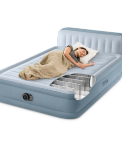 INTEX Saltea VELUR 152x236x86cm cu SPATAR si pompa, PLUSH - imagine 3