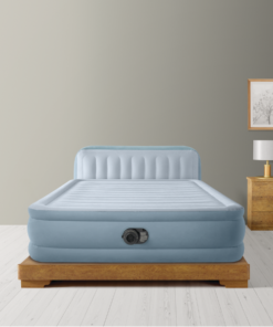 INTEX Saltea VELUR 152x236x86cm cu SPATAR si pompa, PLUSH - imagine 6