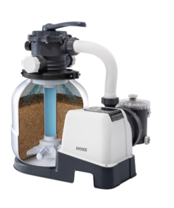 Alternative view of INTEX Pompă de filtrare cu nisip “Krystal Clear SX2100”, rezervor de nisip 12kg, capacitate 7900 L/h