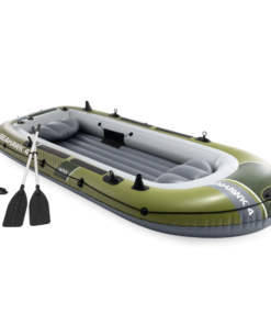 INTEX Barca gonflabilă “Seahawk 4” cu vâsle și pompă, 351x145x48 cm, până la 480kg