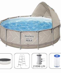 Bestway Piscina STEEL PRO MAX 396x107 cm, 11133L, cadru metalic