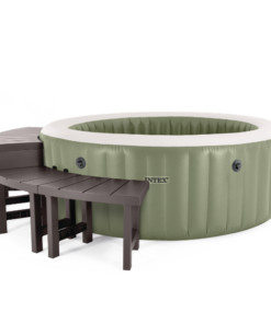 INTEX Jacuzzi SPA gonflabil “Bubble Massage” 196х71 cm, 795L, 4 persoane, Oliv - imagine 14