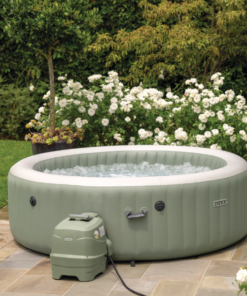 Alternative view of INTEX Jacuzzi SPA gonflabil “Bubble Massage” 196х71 cm, 795L, 4 persoane, Oliv