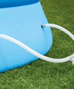 Piscină Easy Set Intex 457x107 cm, 12430 L, cu pompă filtru, scară, prelată și protecție bază - imagine 6