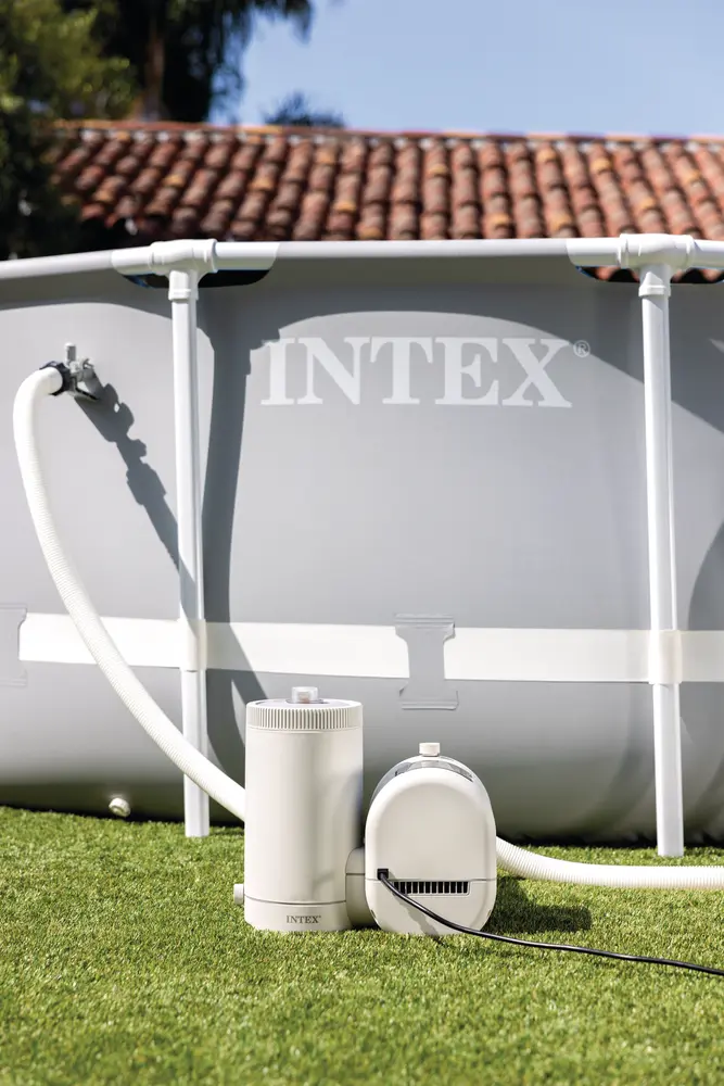 Pompă de filtrare Intex C2500, 9463 l/h, cartuș tip B, 220–240 V - imagine 4