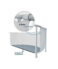 Piscină Prism Frame Premium Intex 305x76 cm, 4485 L, cu pompă filtru - imagine 6