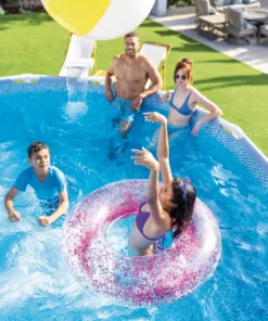 Piscină Prism Frame Premium Intex 457x122 cm, 16805 L, cu pompă, scară și prelată - imagine 4