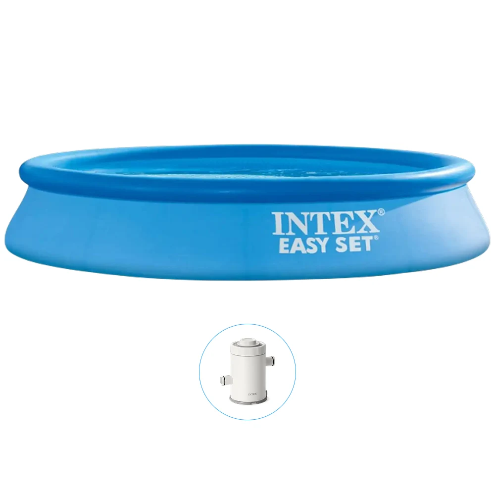 Piscină Easy Set Intex 305x61 cm, 3077 L, cu pompă filtru