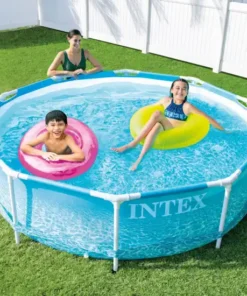 Piscină Intex Beachside Metal Frame 305x76 cm, 4485 L, cu pompă filtru - imagine 4
