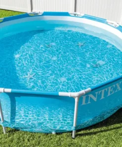 Piscină Intex Beachside Metal Frame 305x76 cm, 4485 L, cu pompă filtru - imagine 7