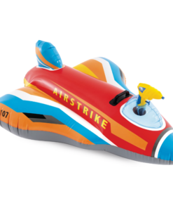 INTEX Plută-saltea gonflabilă “Avion de vânătoare cu pistol de apă” cu mâner, 112х91 cm, până la 40 kg, 3+, 2 culori - imagine 3