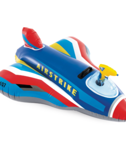 INTEX Plută-saltea gonflabilă “Avion de vânătoare cu pistol de apă” cu mâner, 112х91 cm, până la 40 kg, 3+, 2 culori - imagine 4