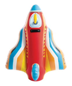 INTEX Plută-saltea gonflabilă “Avion de vânătoare cu pistol de apă” cu mâner, 112х91 cm, până la 40 kg, 3+, 2 culori - imagine 5