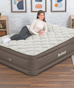 Bestway Saltea gonflbilă cu pompa electrică  220 V încorporată,   203x152x51 cm - imagine 3