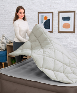 Bestway Saltea gonflbilă cu pompa electrică  220 V încorporată,   203x152x51 cm - imagine 4